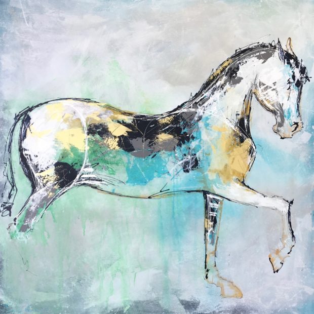 Modern horse paintings